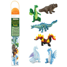 Safari Toob Elemental Dragons ( 6 Pieces)