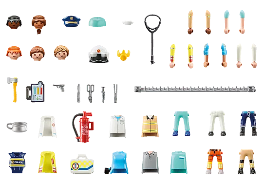 Playmobil 71400 My Figures: Rescue Team