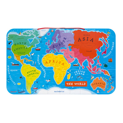 Janod Magnetic World Map - English Version