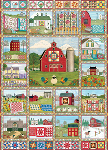 Cobble Hill Puzzles 1000 Pieces Quilt Country