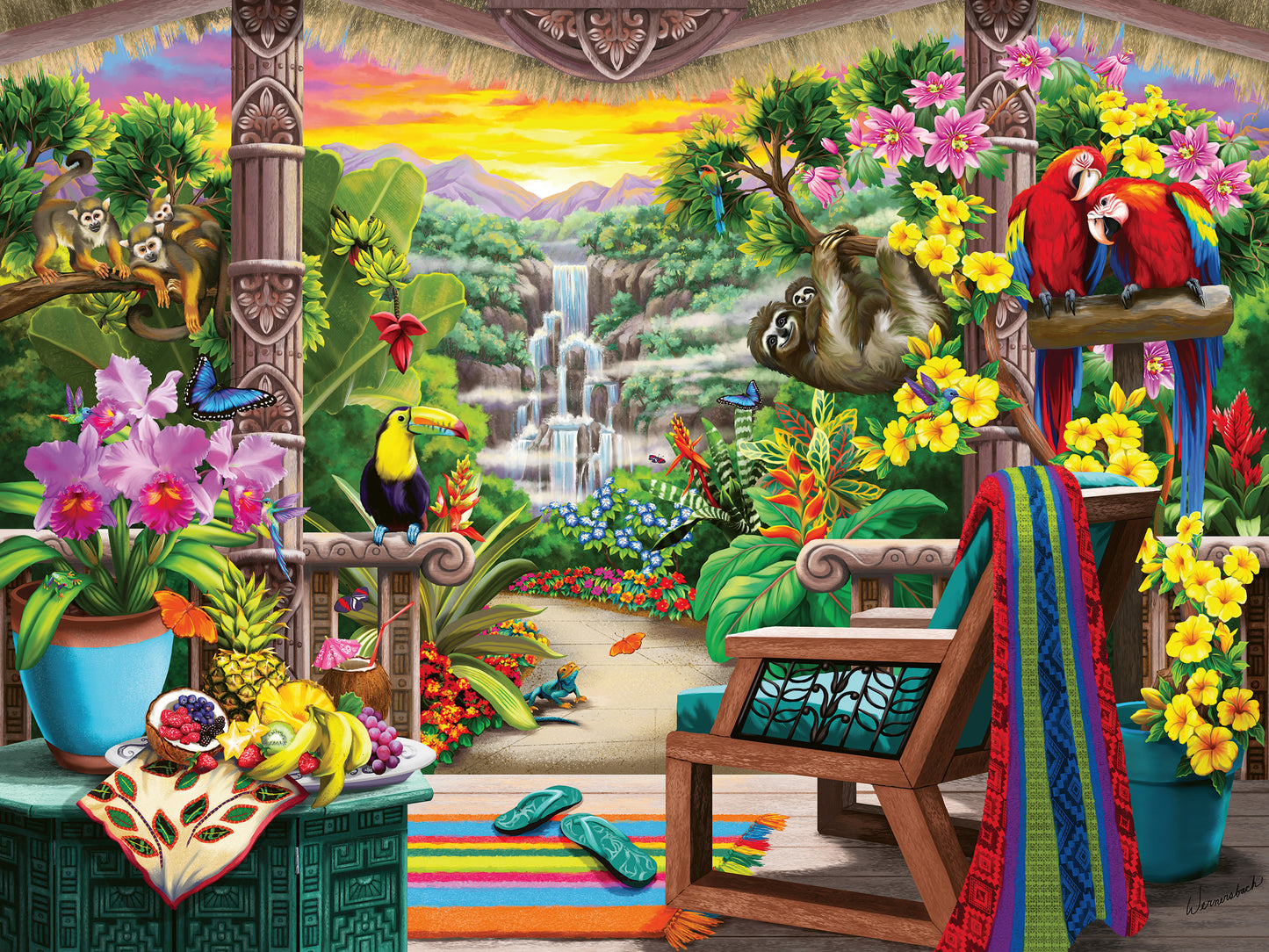 Ravensburger Tropical Retreat, Extra Large 750pc