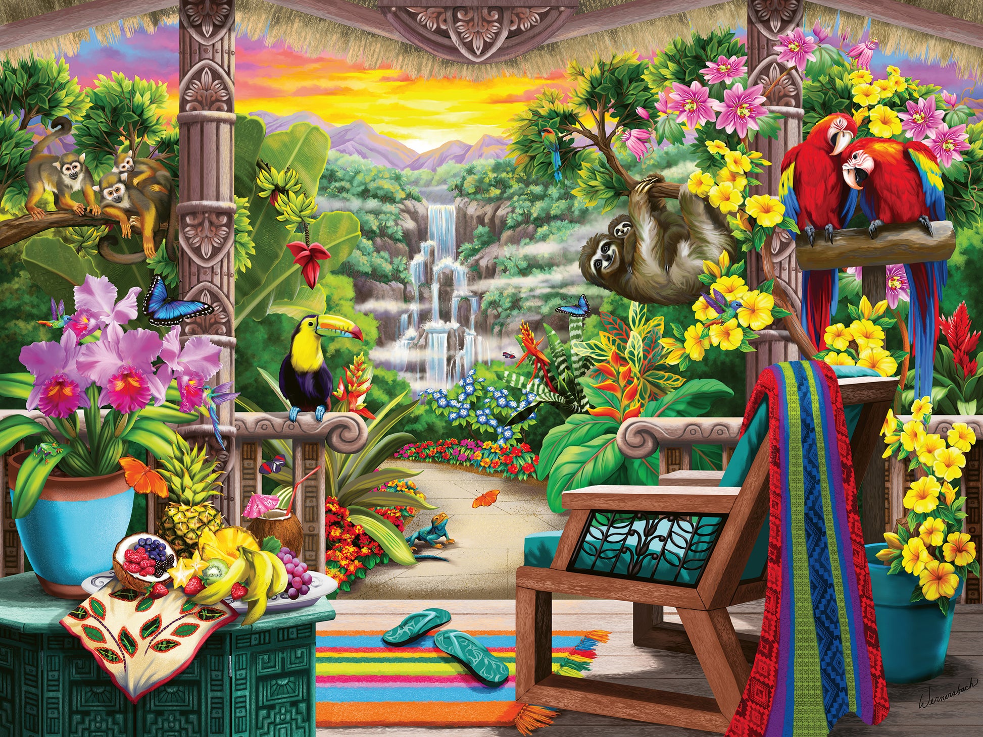 Ravensburger Tropical Retreat, Extra Large 750pc
