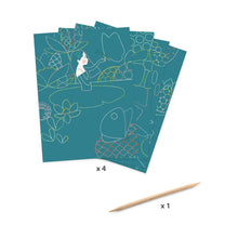 Djeco The Pond Scratch Cards