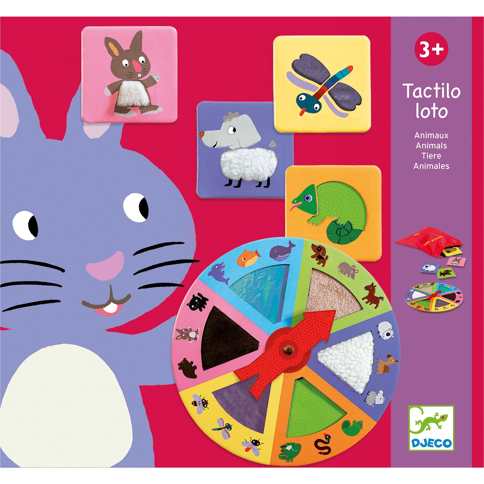 Djeco Tactilo Lotto Animals Educational Games