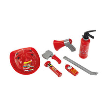Klein Firefighter Set With Helmet, 7 Pcs.