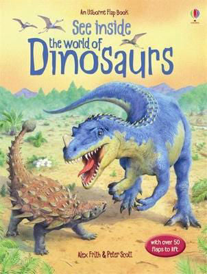 Usborne See Inside World of Dinosaurs Book