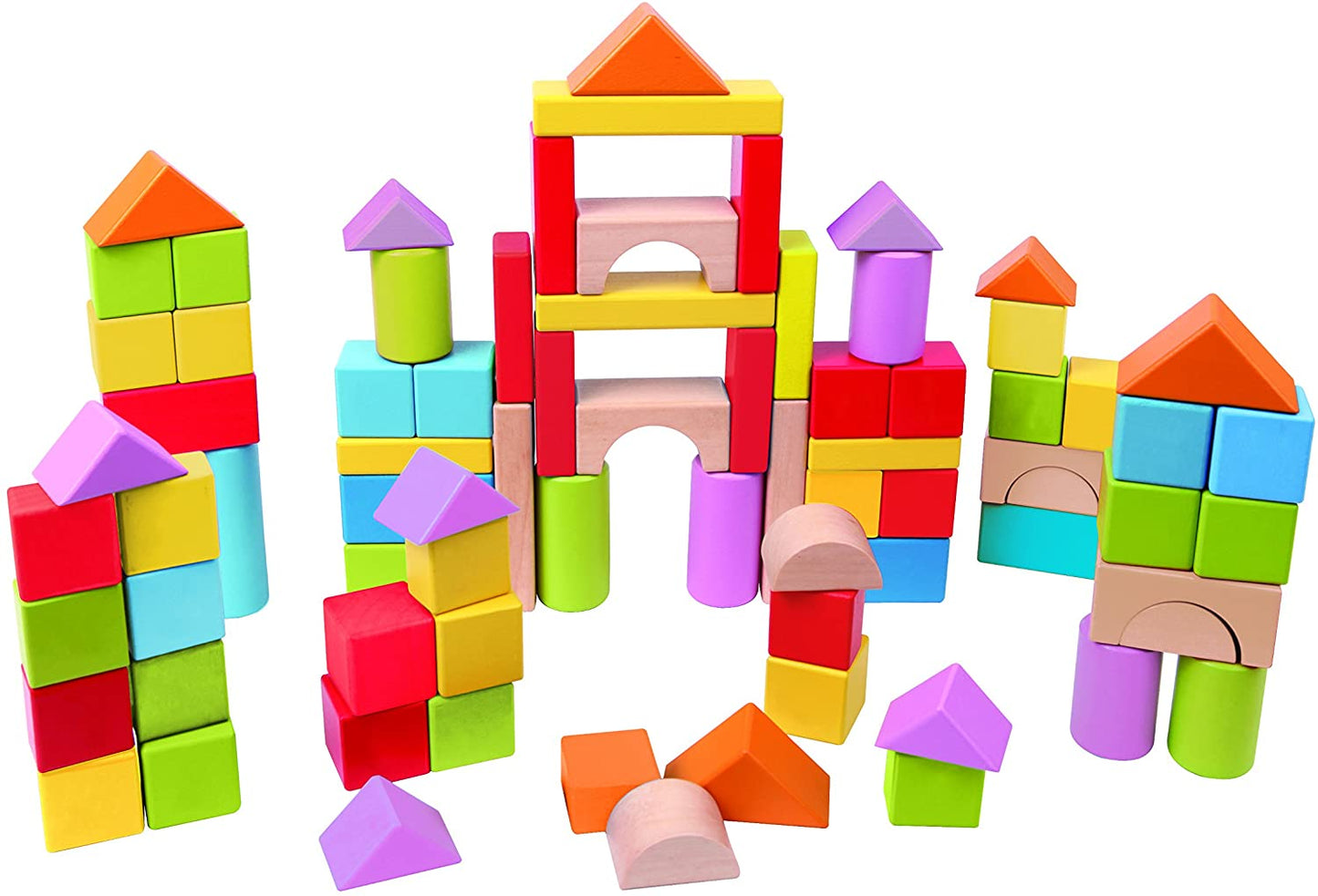 Hape Wonderful Beech Blocks - 101 Pcs.