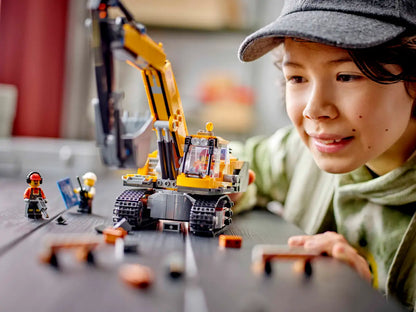 Lego City 60420 Yellow Construction Excavator