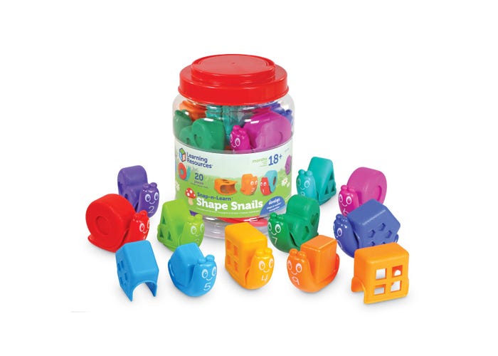 Learning Resources Snap-n-Learn™ Shape Snails