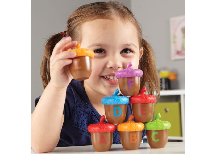 Learning Resources Alphabet Acorns Activity Set