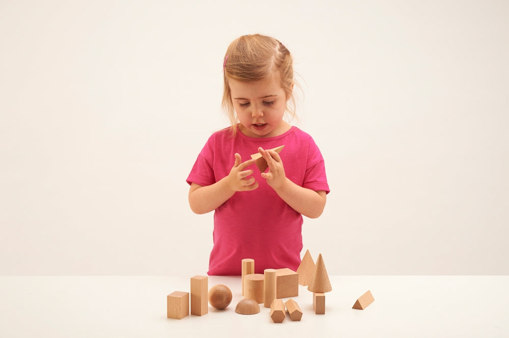 EDX Education Wooden Geometric Solids