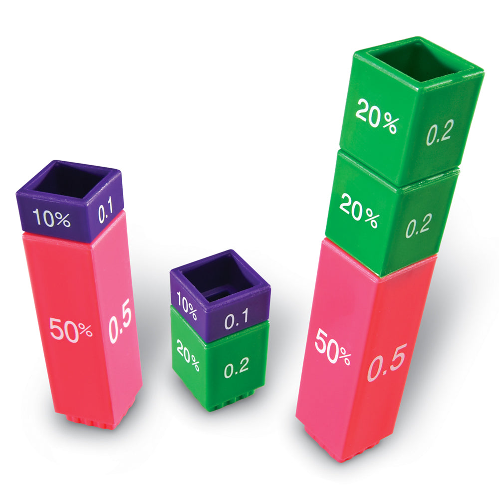 Learning Resources Fraction Tower® Equivalency Cubes