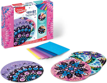 Maped Creativ Velvet Mosaics Pastel Colours