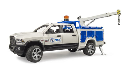 Bruder Ram 2500 Service Truck With Rotating Beacon Light