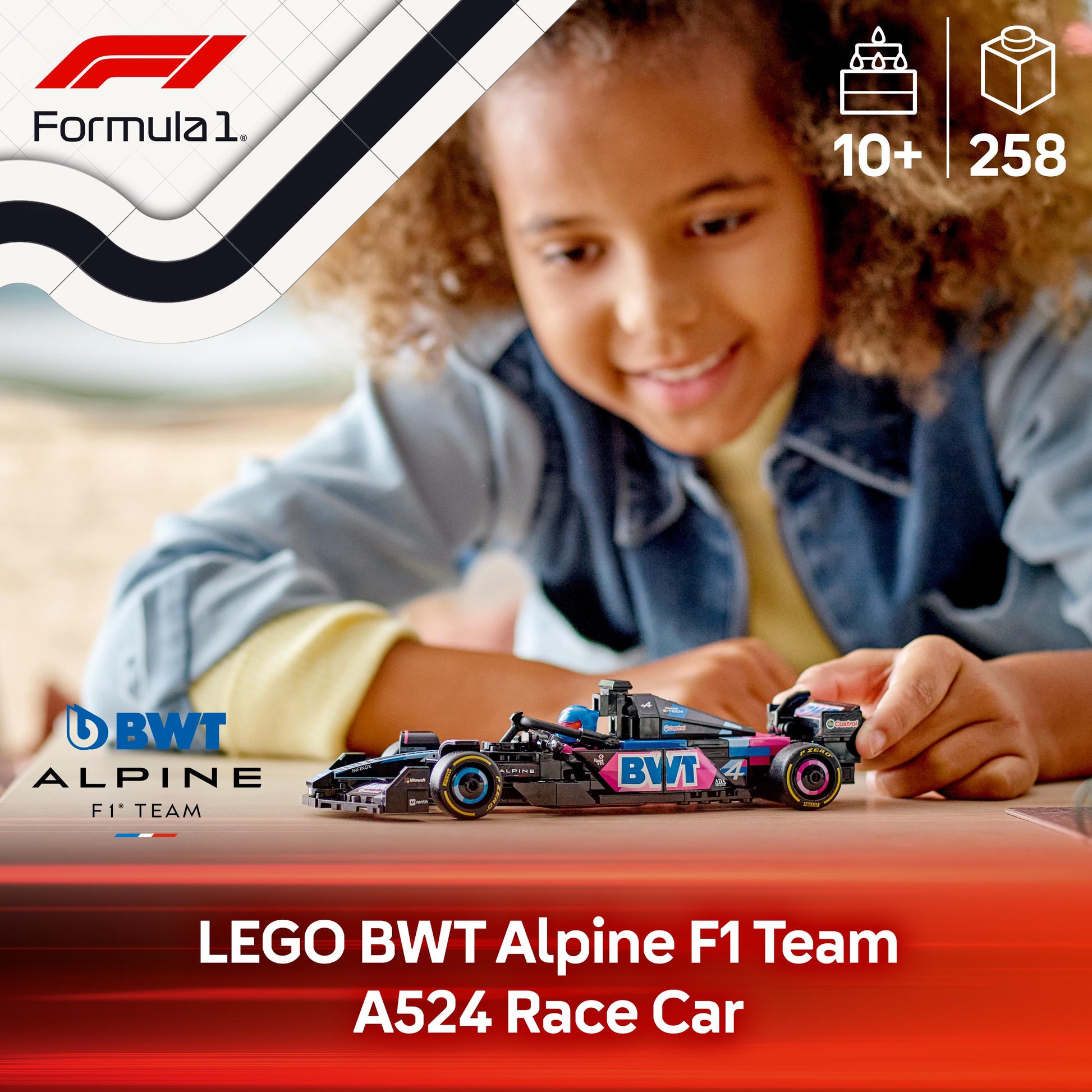 Lego Speed Champions 77248 BWT Alpine F1® Team A524 Race Car