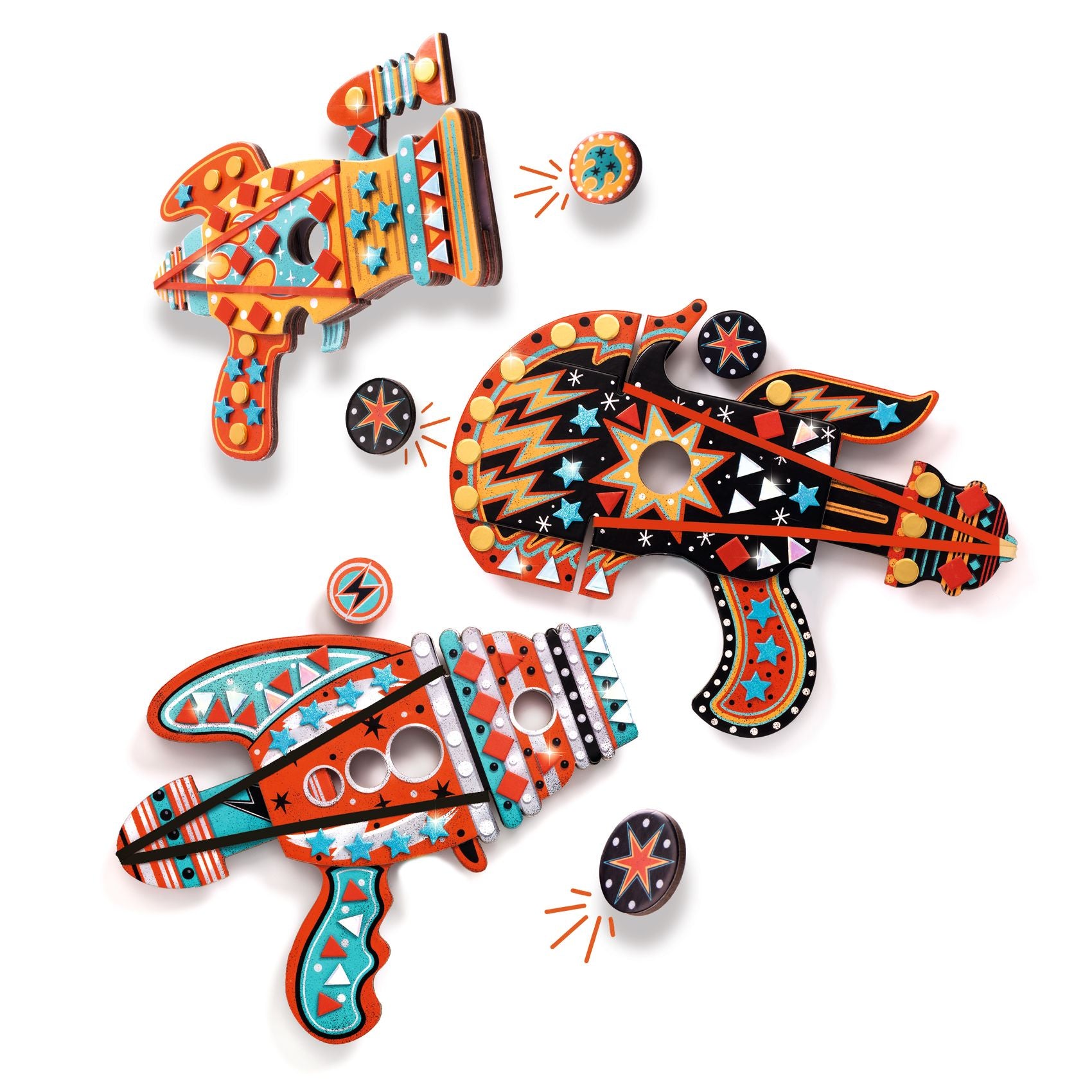 Djeco DIY Kosmic Token Launchers