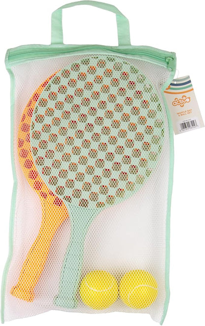 Mookie Activo Waffle Bat And Ball Set In Mesh Bag