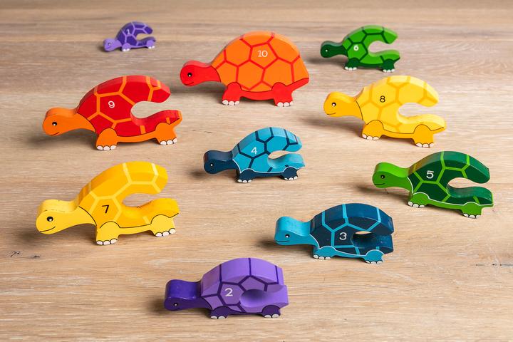 Alphabet Jigsaws Number Tortoise Row Jigsaw Puzzle (D)
