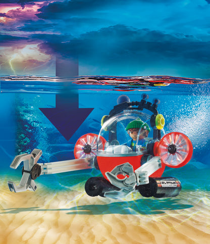 Playmobil 70142 City Action Sea Rescue Environmental Expedition with Dive Boat