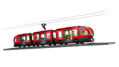 Lego City 60423 Downtown Streetcar and Station