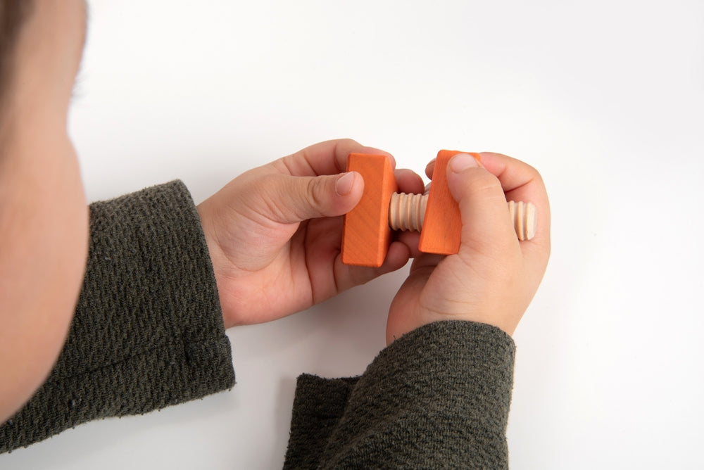 TickiT Rainbow Wooden Nuts & Bolts