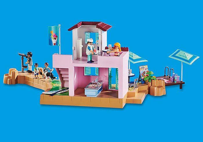Playmobil 70279 Family Fun Promo Waterfront Ice Cream Shop