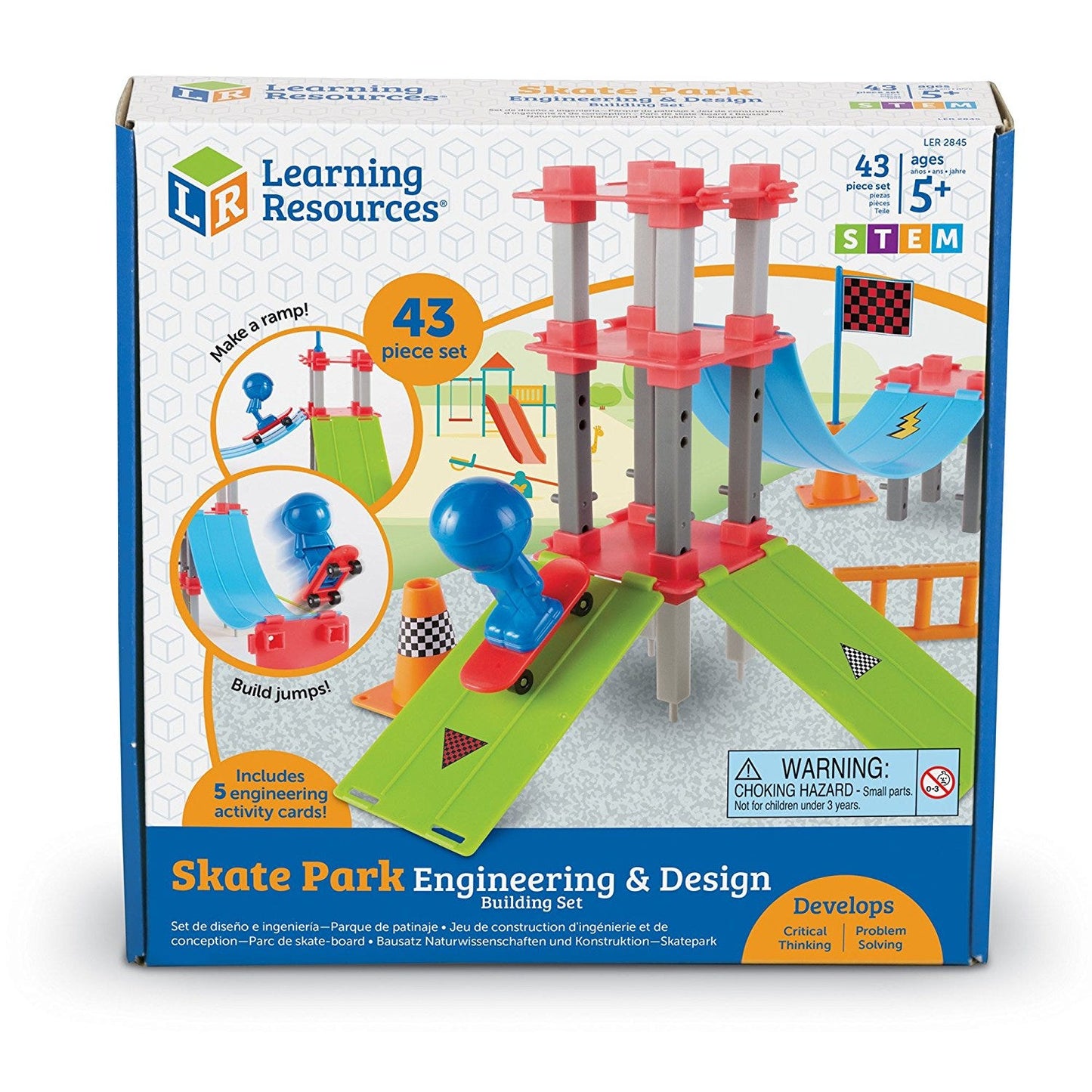 Learning Resources Skate Park Engineering & Design Building Set