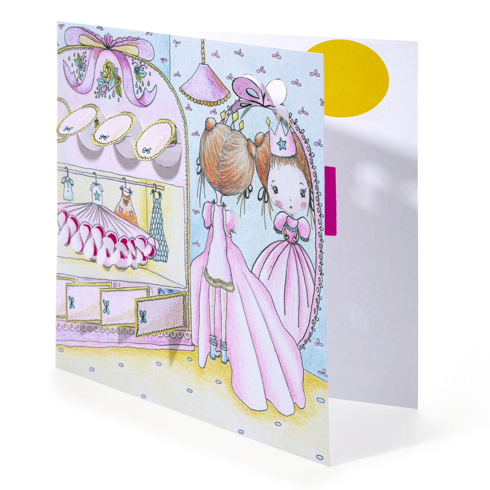 Djeco Little Doors Colouring Sheets - Pupi's Little Doors