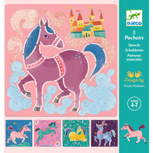 Djeco Stencils Horses