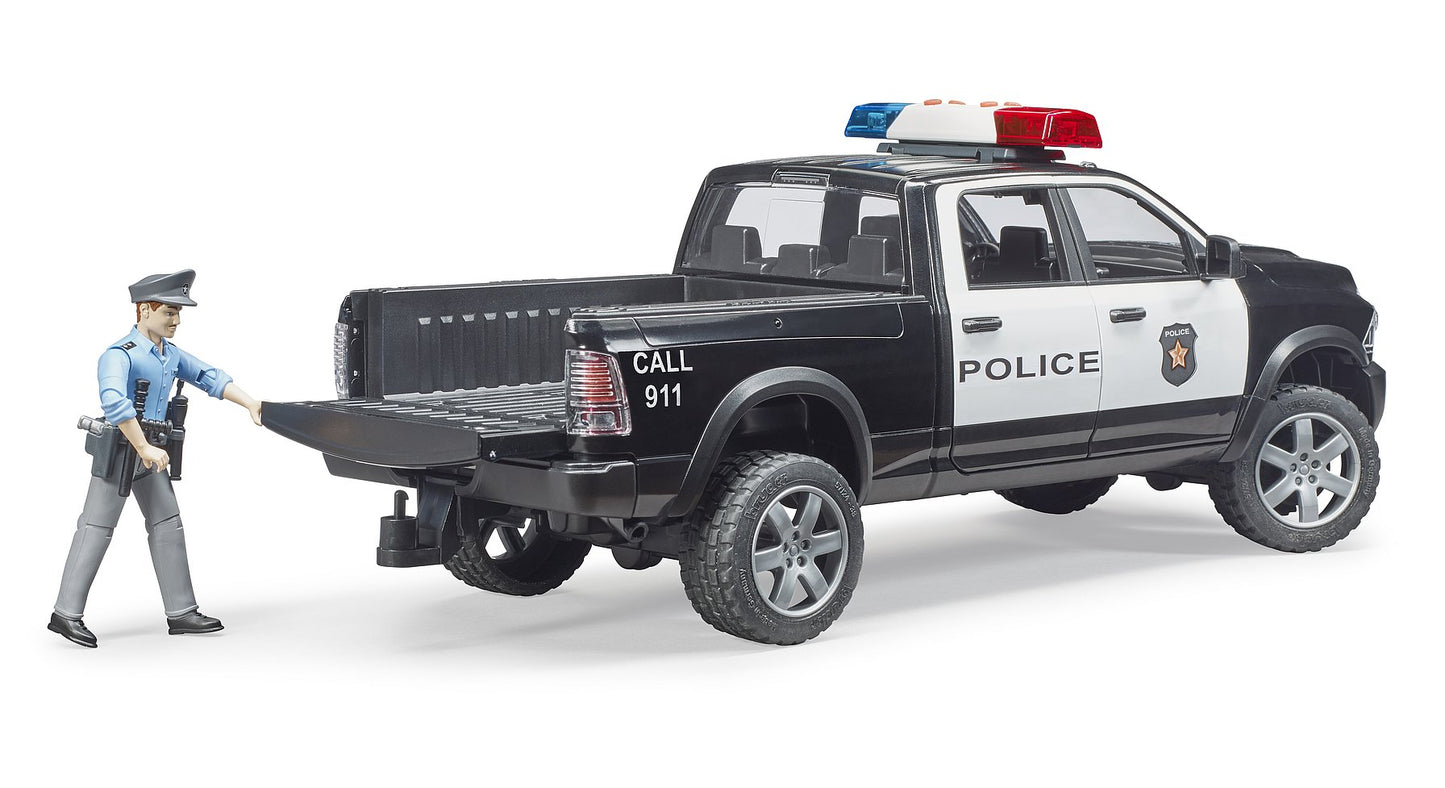 Bruder Ram 2500 Police Truck With Policeman