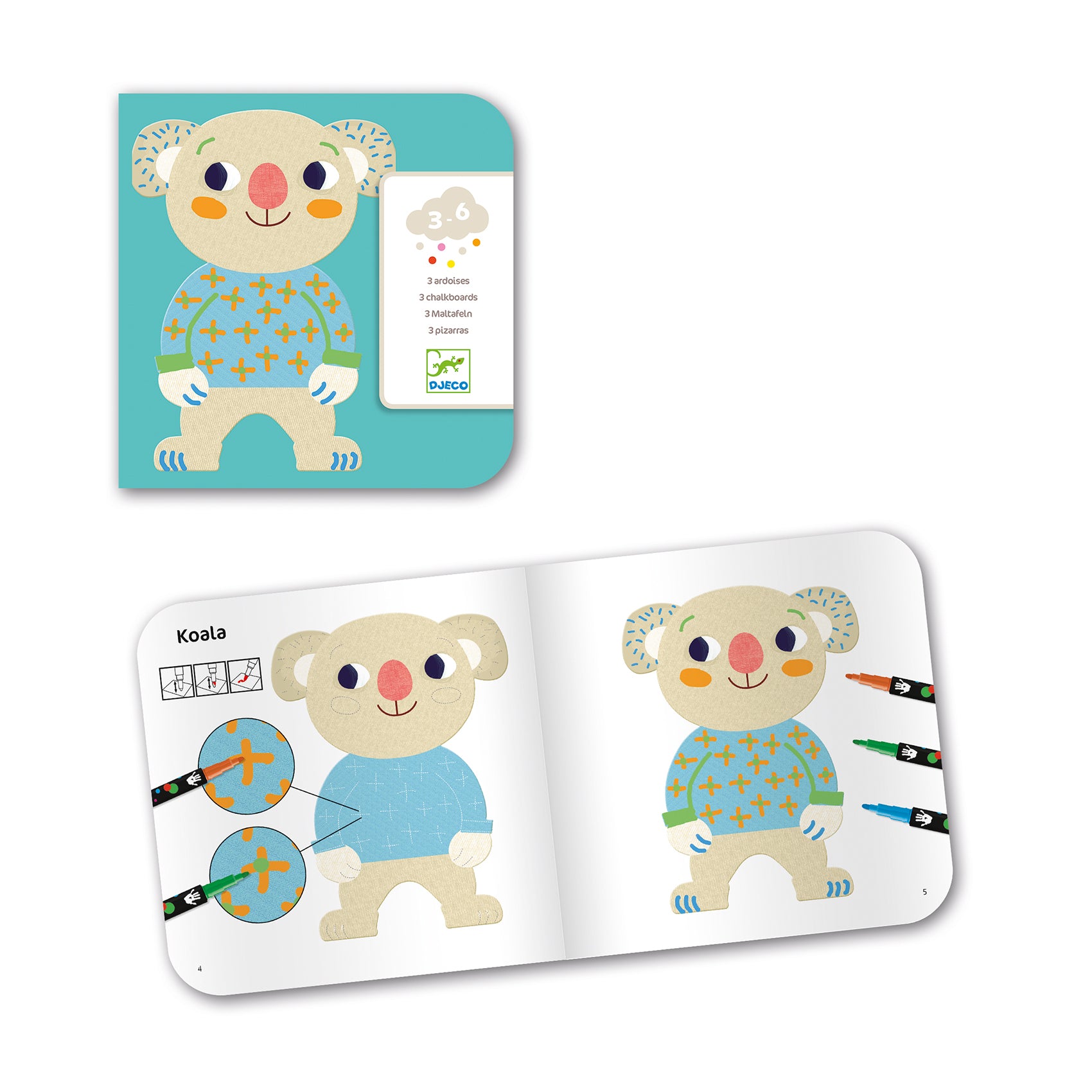Djeco Colouring Kit Cuties (F)