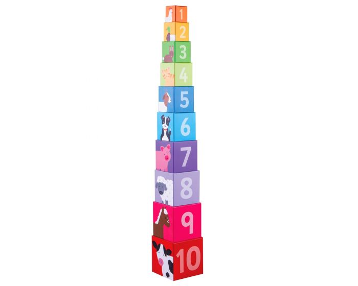 BigJigs Farmyard Stacking Cubes
