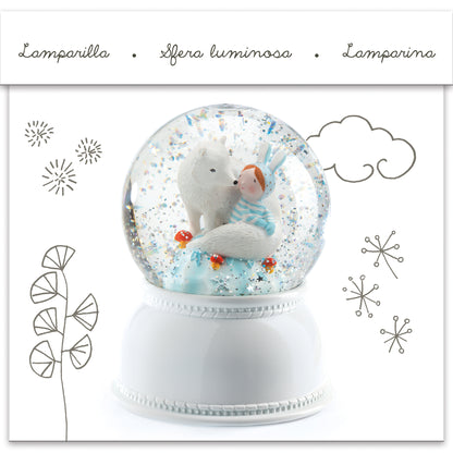 Djeco Lila & Pupi Snow Ball Night Lights