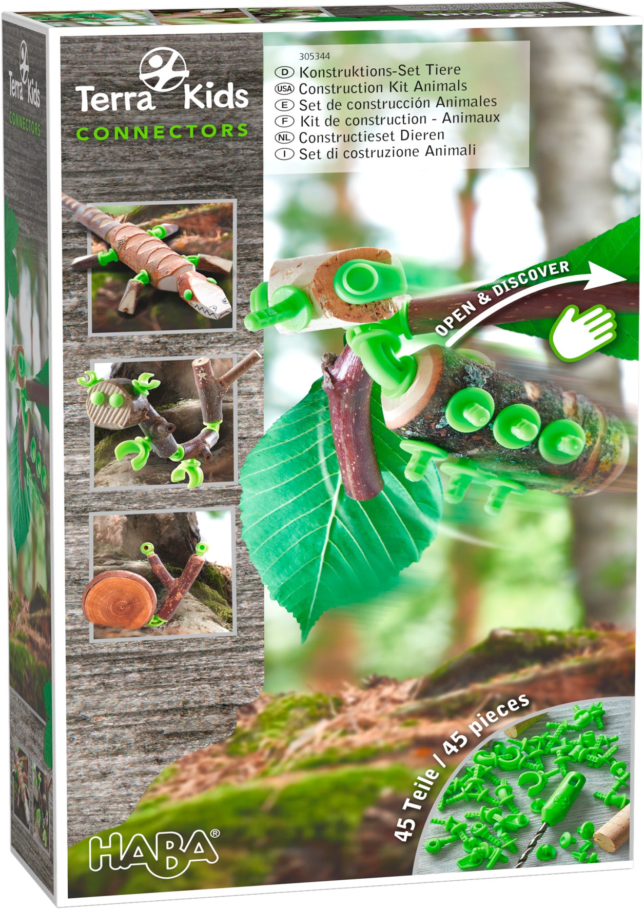 Haba Terra Kids Connectors – Construction Kit Animals