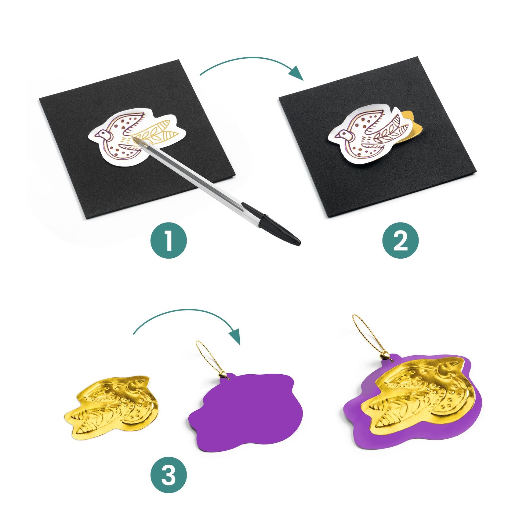 Djeco Lucky Charm DIY Embossing Kit