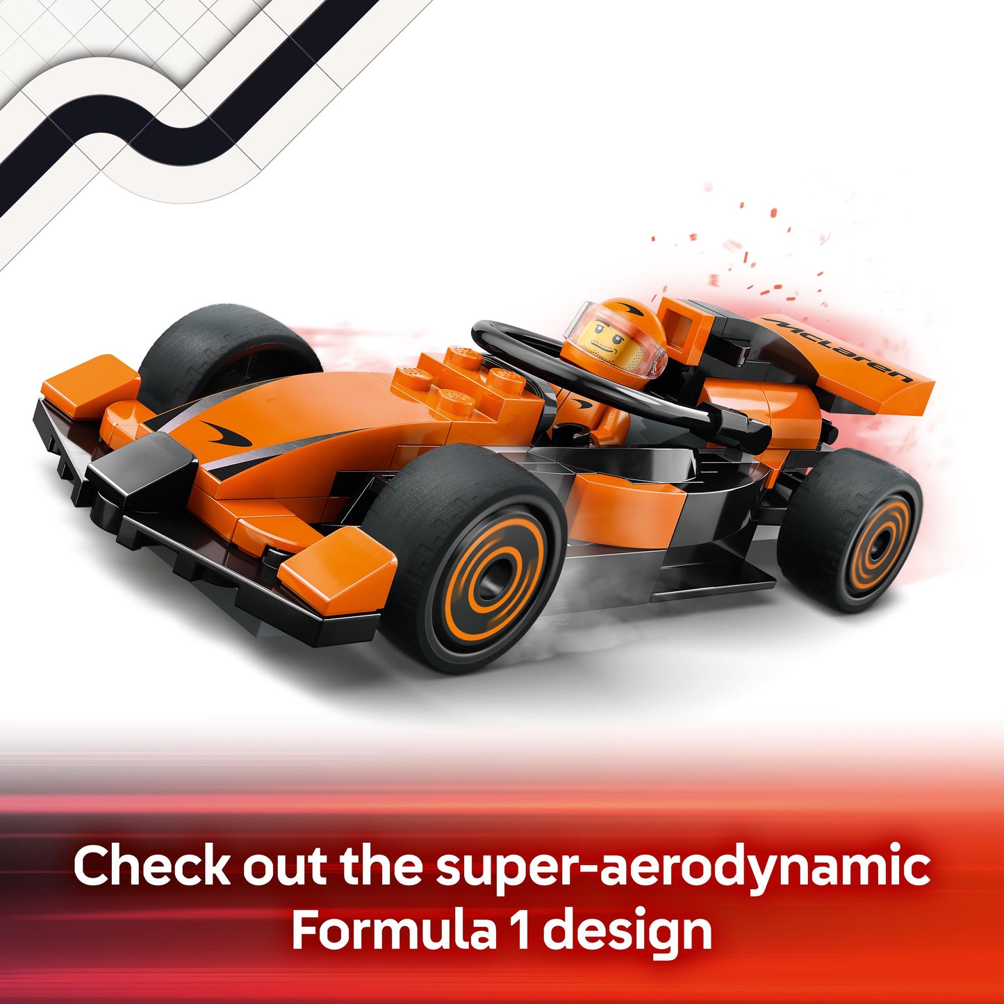 Lego City Formula 1 60442 F1® Driver with McLaren Race Car