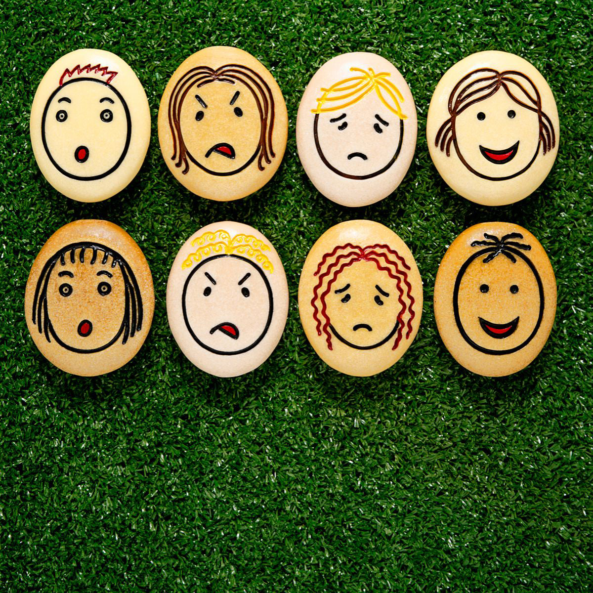 Yellow Door Jumbo Emotion Stones
