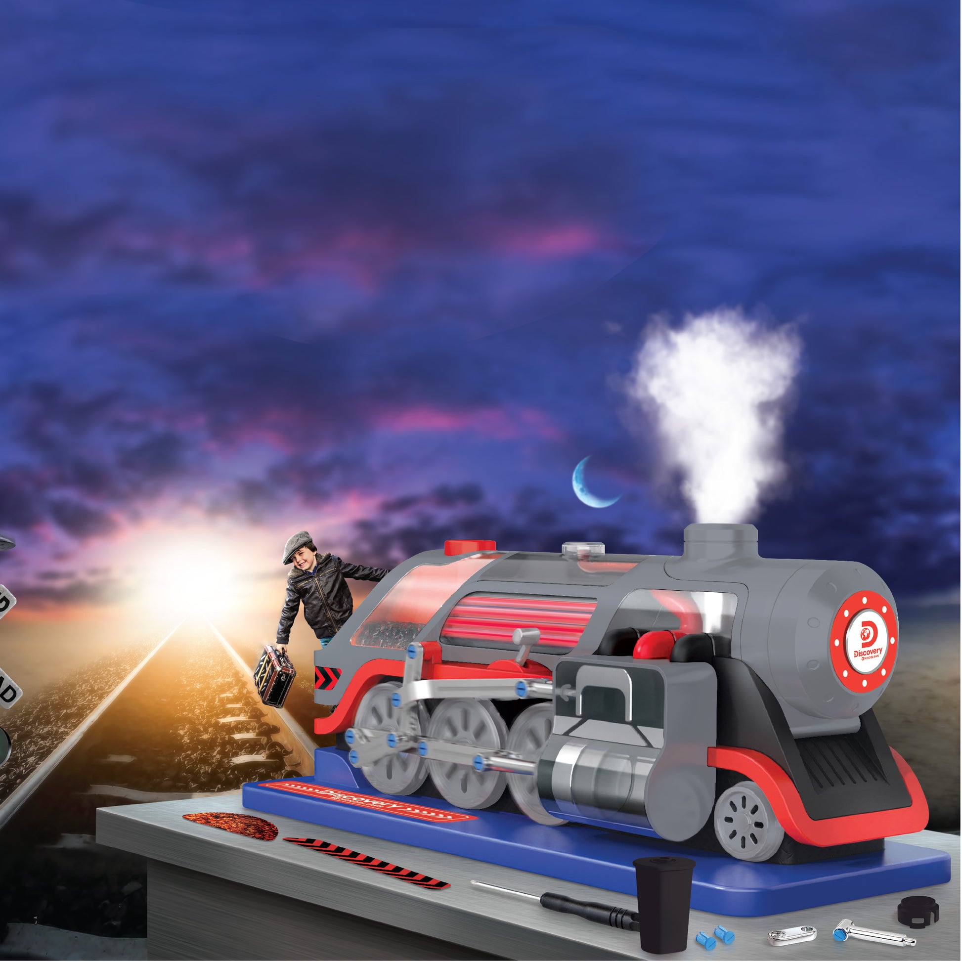 Discovery #MINDBLOWN Kids DIY Steam Engine