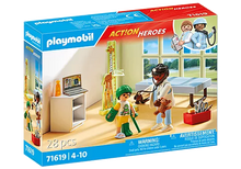 Playmobil 71619 Action Heroes: Paediatrician and Patient with Teddy Bear