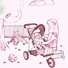 Gotz 3-Wheel Doll Buggy Happy Flower