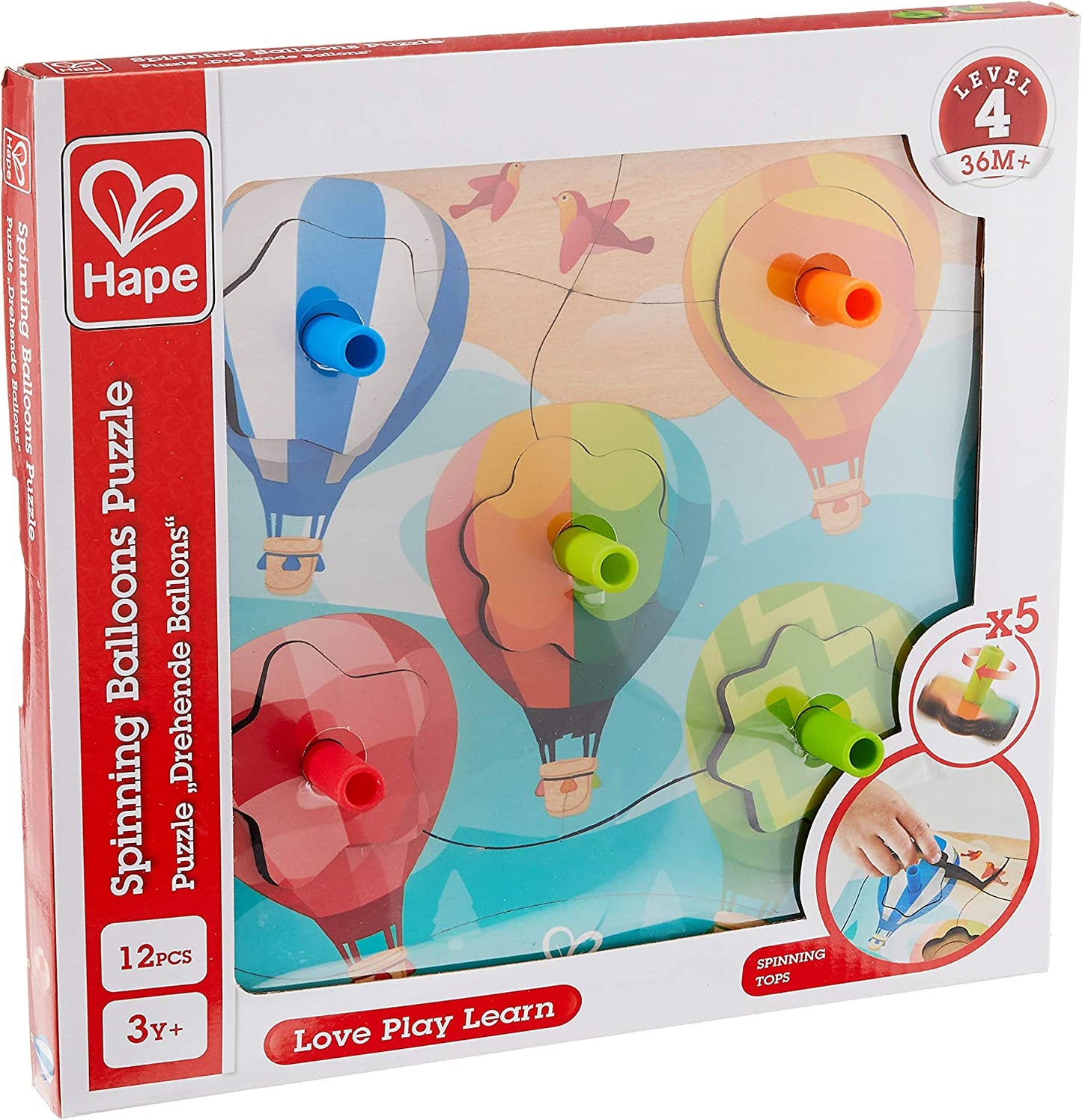 Hape Spinning Balloons Puzzle