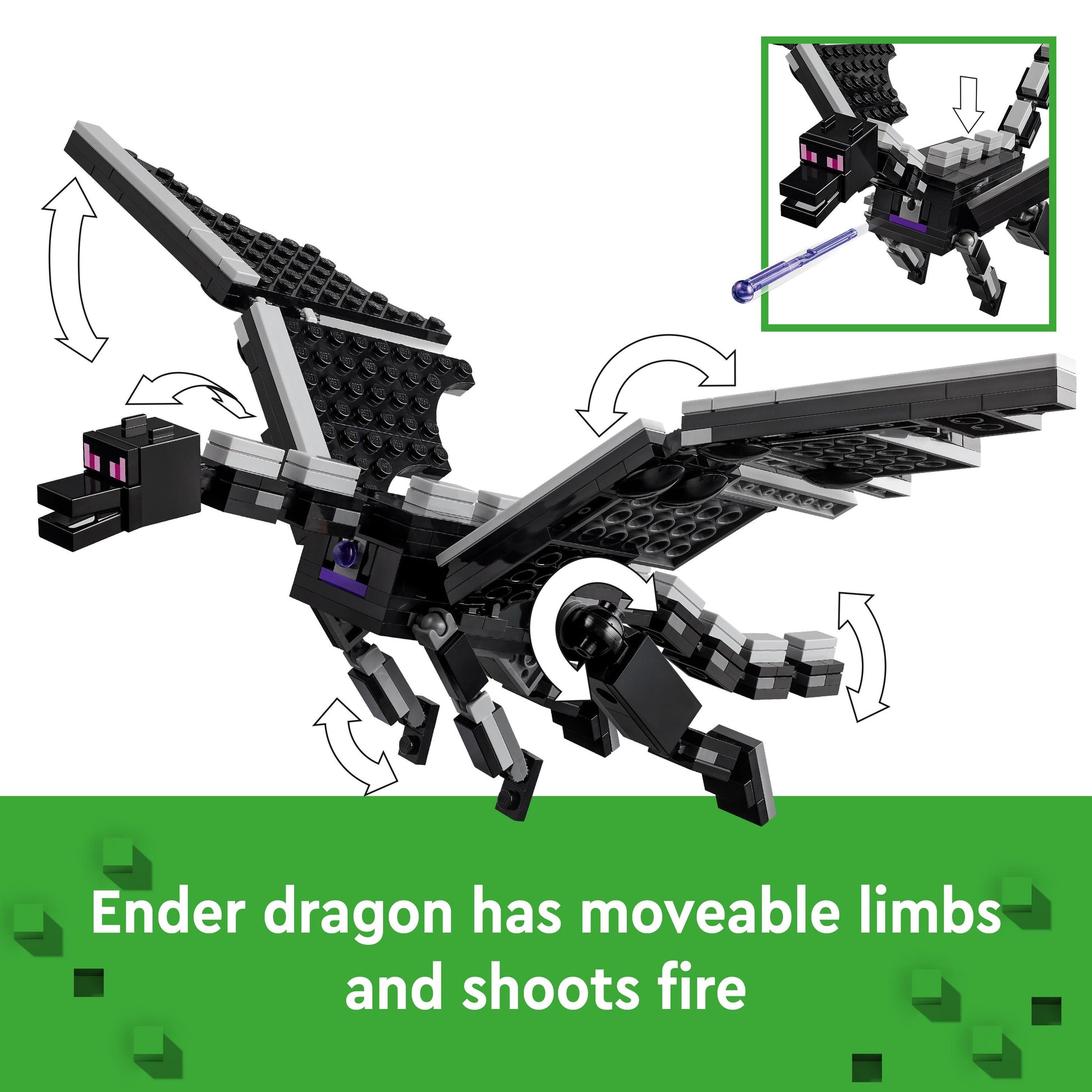 Lego Minecraft 21264 The Ender Dragon and End Ship