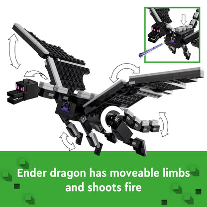 Lego Minecraft 21264 The Ender Dragon and End Ship