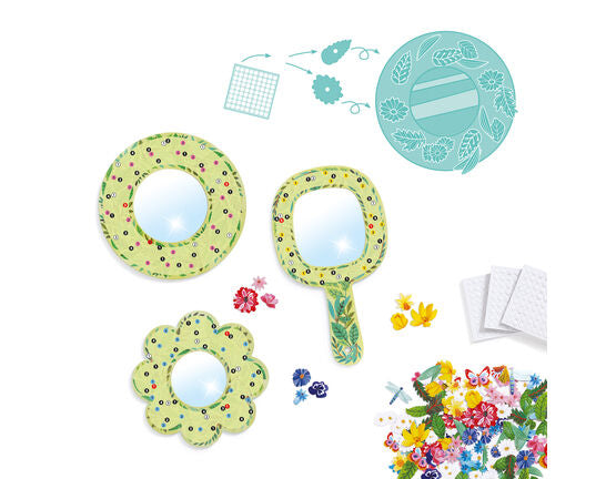 Djeco DIY Pretty Flowers Mirror