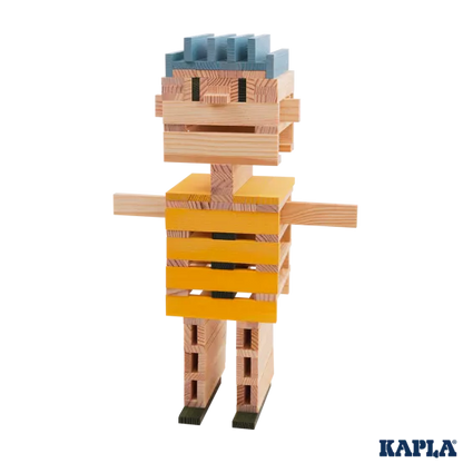 Kapla Box 120 Light Blue, Yellow and Geen