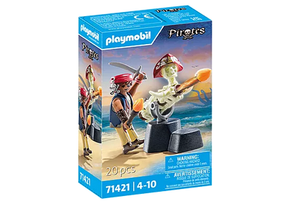 Playmobil 71421 Pirates: Pirate vs. Deeper – Cannon Master