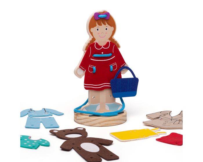 BigJigs Lacing Dress-Up Girl