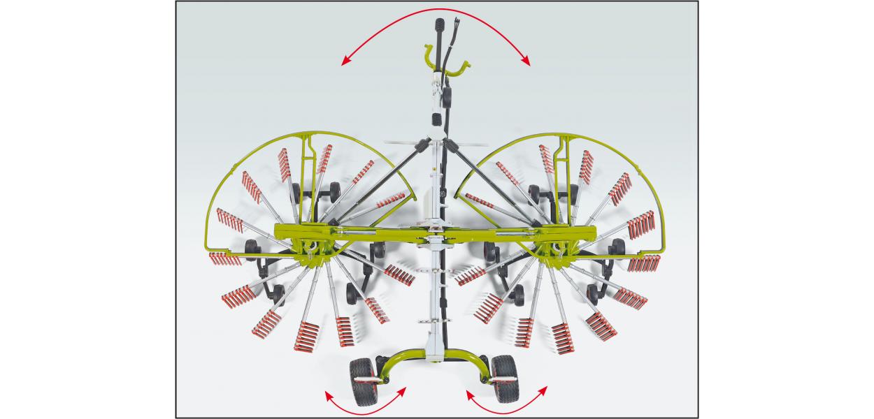 Wiking 1:32 Claas swather - Liner 2600