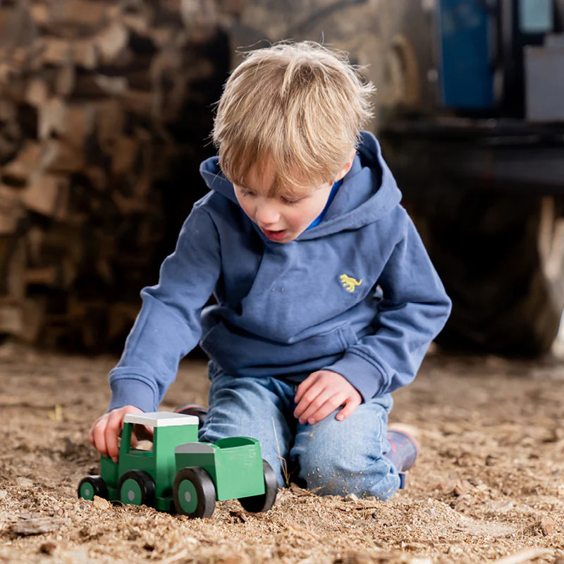 Tractor Ted Tractor Ted &Trailer (Wooden Toy)
