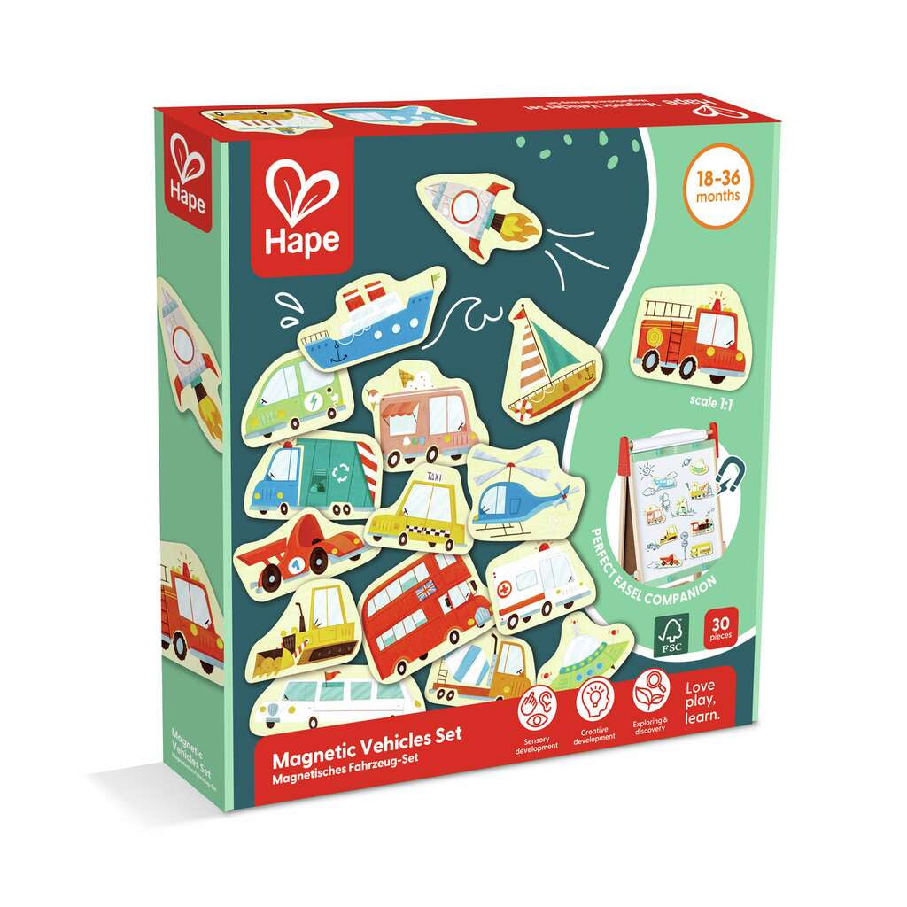 Hape Magnetic Vehicles Set